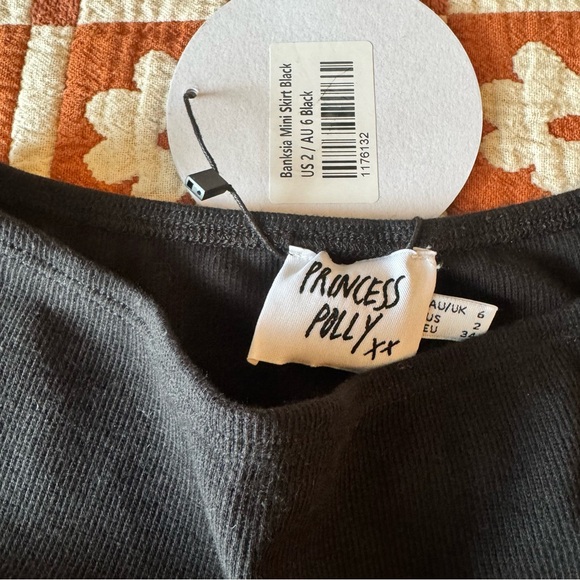 PRINCESS POLLY BANKSIA MINI SKIRT - BLACK - Picture 6 of 6